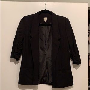 Black 3/4 length blazer